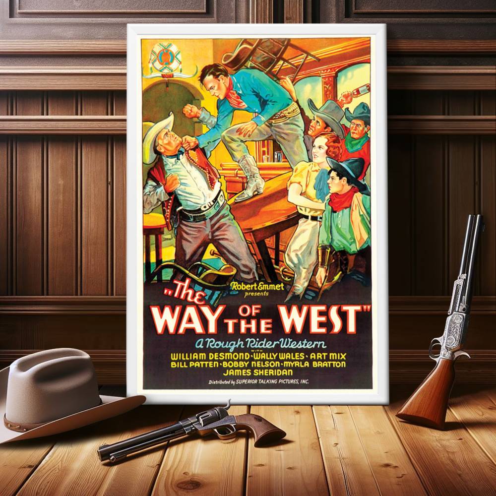 "Way Of The West" (1934) Framed Movie Poster