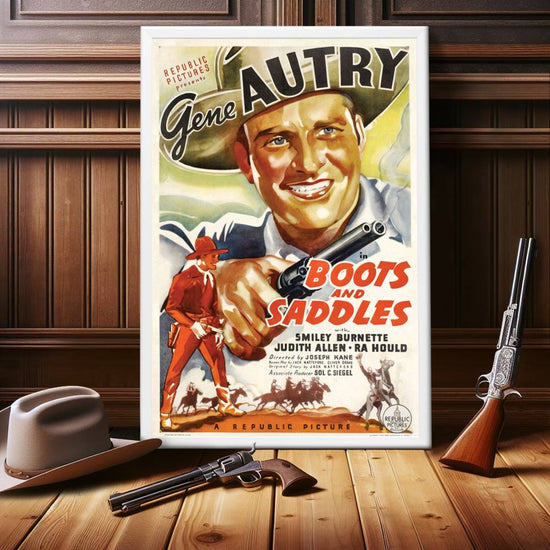 "Boots And Saddles" (1937) Framed Movie Poster