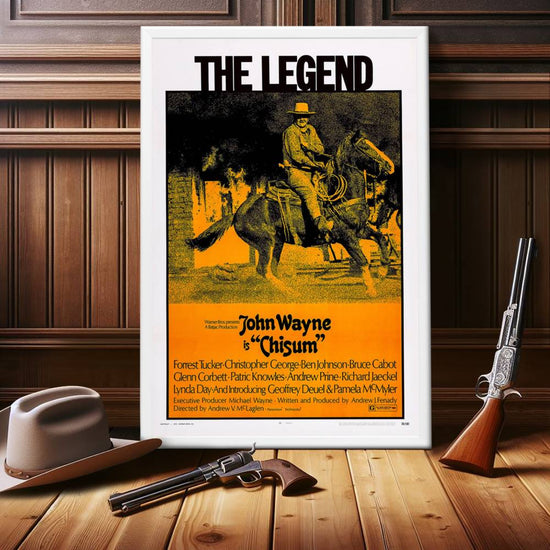 "Chisum" (1970) Framed Movie Poster