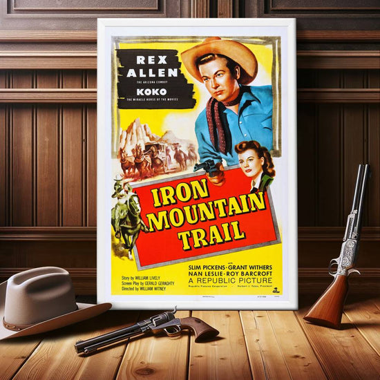 "Iron Mountain Trail" (1953) Framed Movie Poster