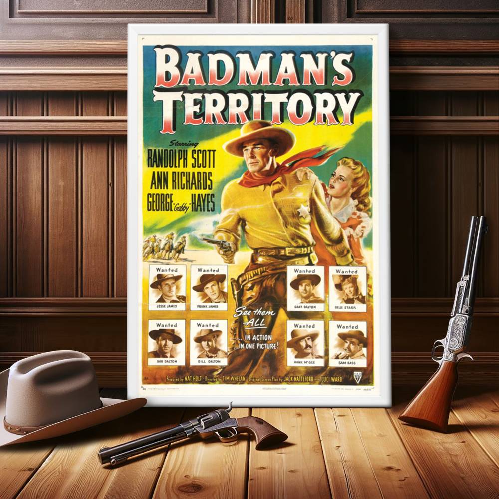 "Badman's Territory" (1946) Framed Movie Poster