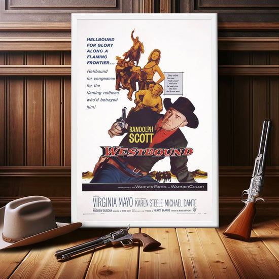 "Westbound" (1959) Framed Movie Poster