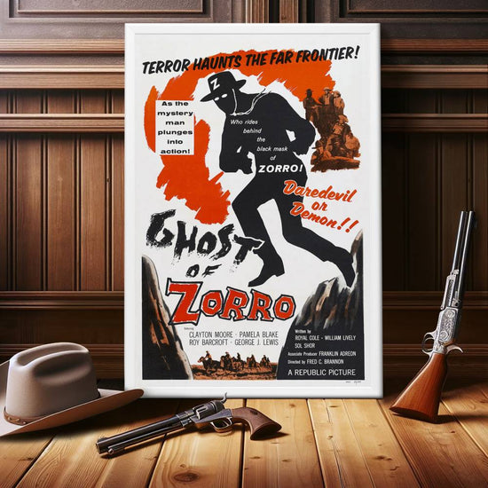 "Ghost Of Zorro" (1949) Framed Movie Poster