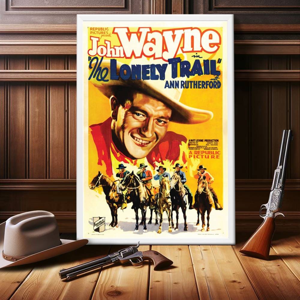 "Lonely Trail" (1936) Framed Movie Poster