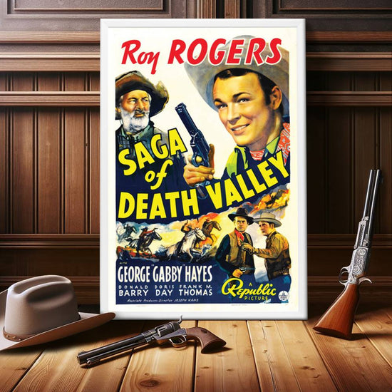 "Saga Of Death Valley" (1939) Framed Movie Poster