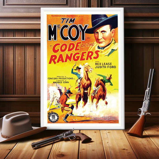 "Code Of The Rangers" (1938) Framed Movie Poster