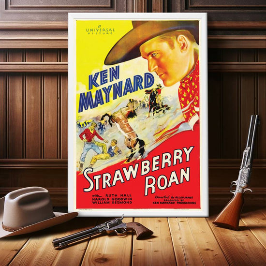 "Strawberry Roan" (1933) Framed Movie Poster