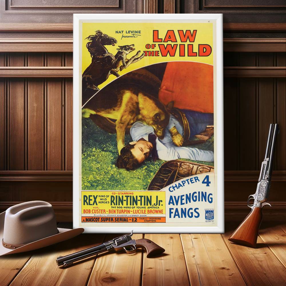 "Law Of The Wild" (1934) Framed Movie Poster