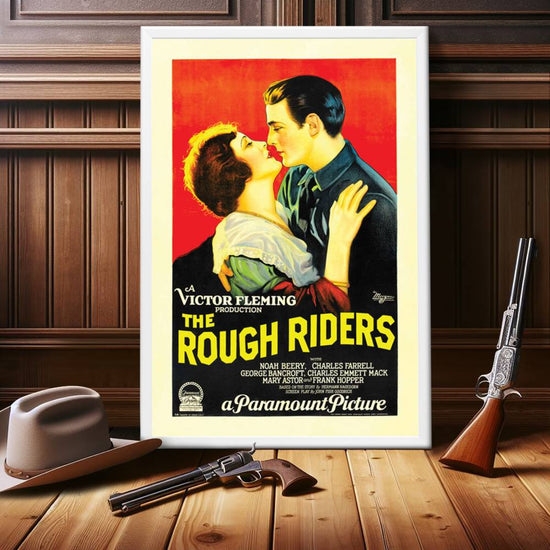 "Rough Riders" (1927) Framed Movie Poster