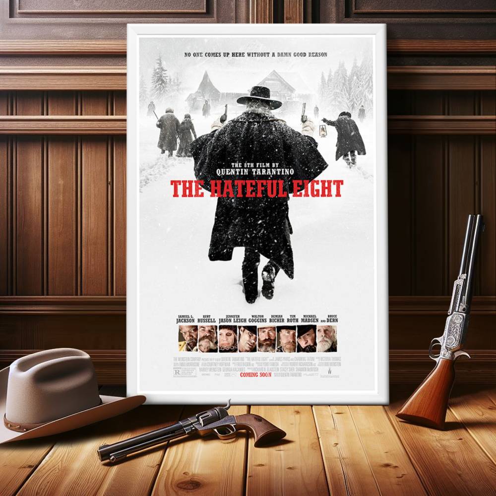 "Hateful Eight" (2015) Framed Movie Poster