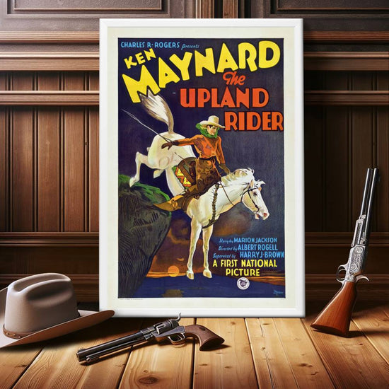 "Upland Rider" (1928) Framed Movie Poster