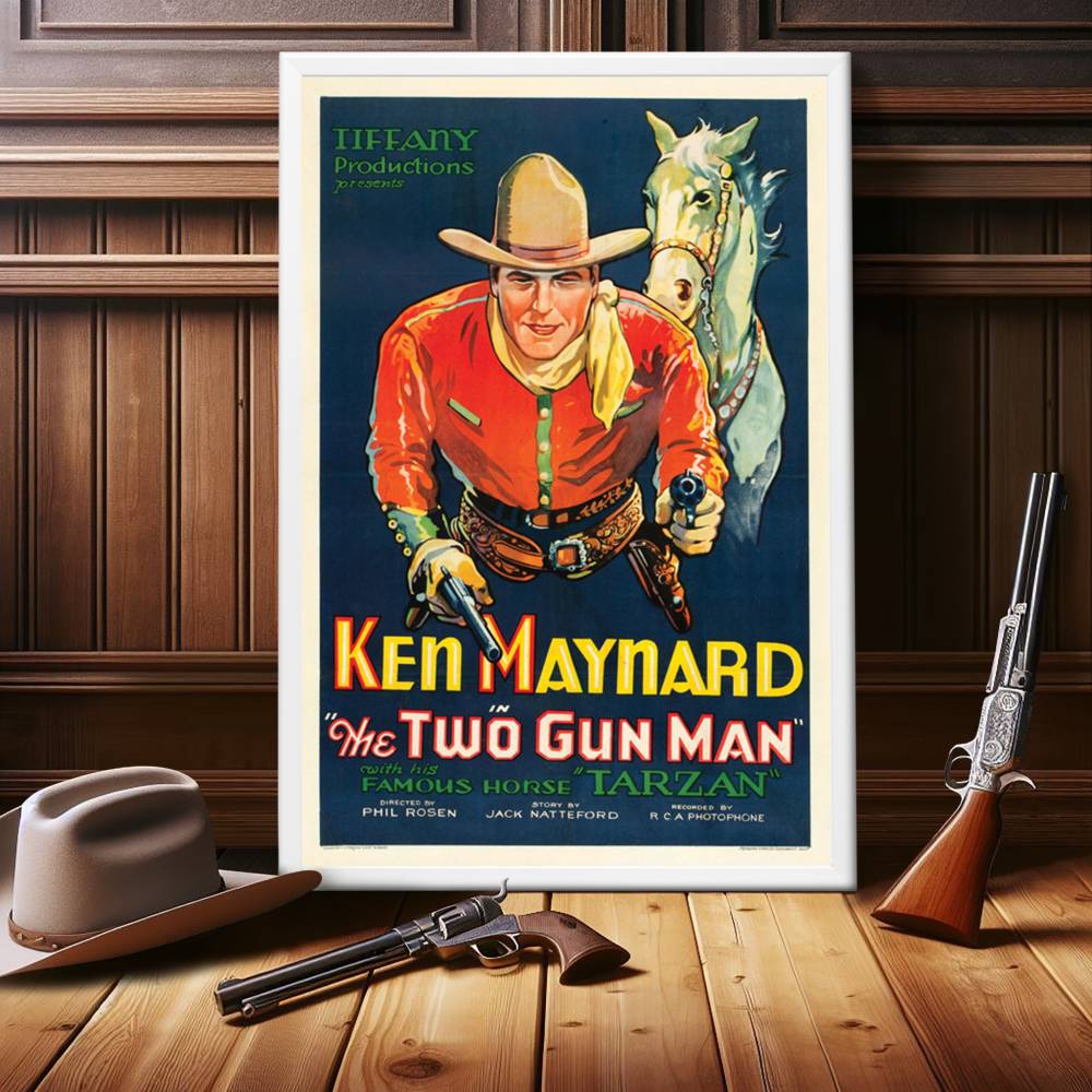 "Two Gun Man" (1931) Framed Movie Poster