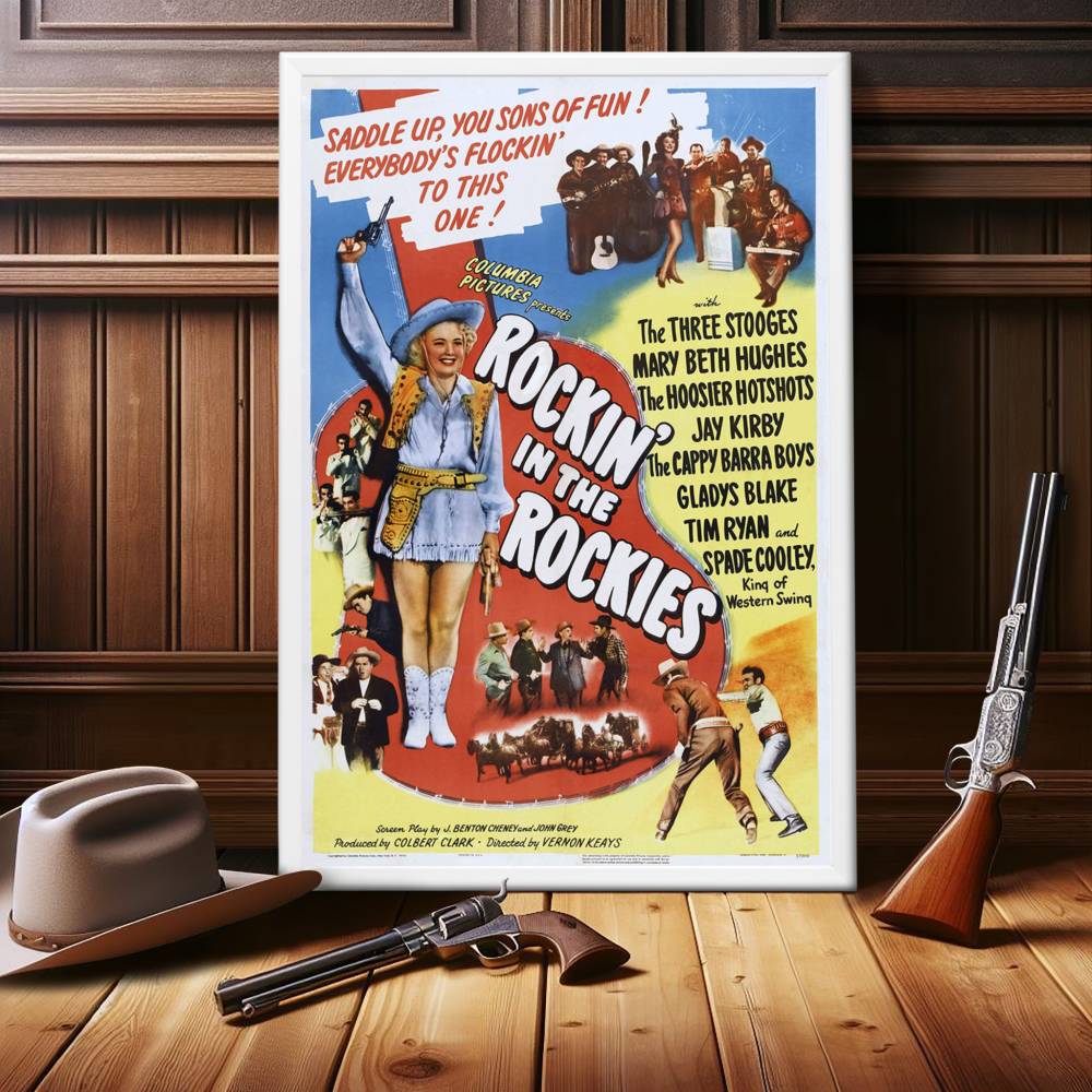 "Rockin' In The Rockies" (1945) Framed Movie Poster