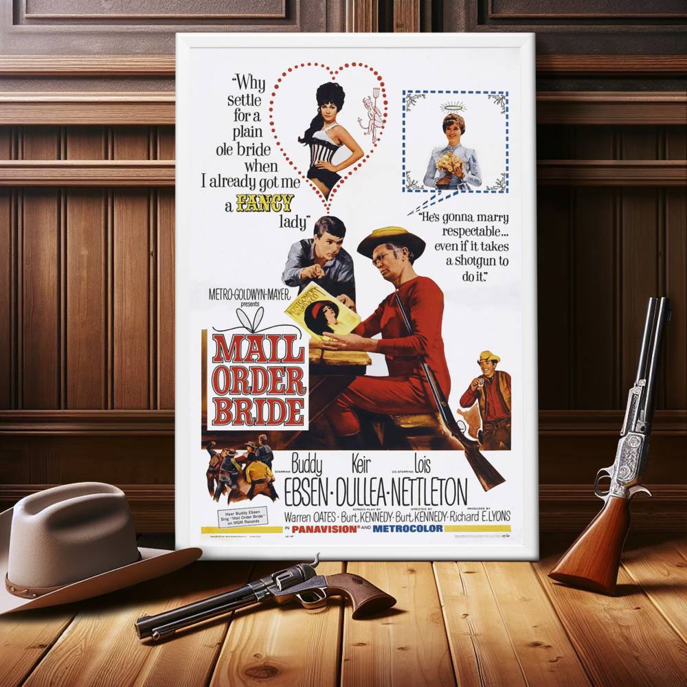 "Mail Order Bride" (1964) Framed Movie Poster