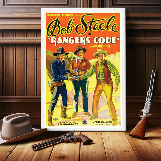 "Ranger's Code" (1933) Framed Movie Poster