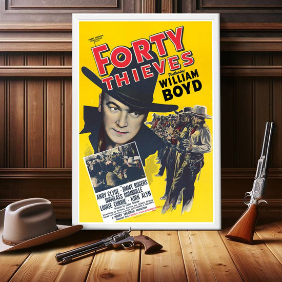 "Forty Thieves" (1944) Framed Movie Poster