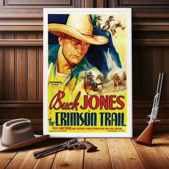 "Crimson Trail" (1935) Framed Movie Poster