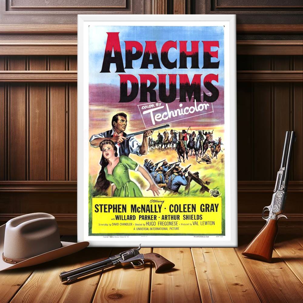 "Apache Drums" (1951) Framed Movie Poster