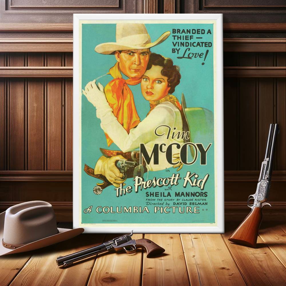 "Prescott Kid" (1934) Framed Movie Poster