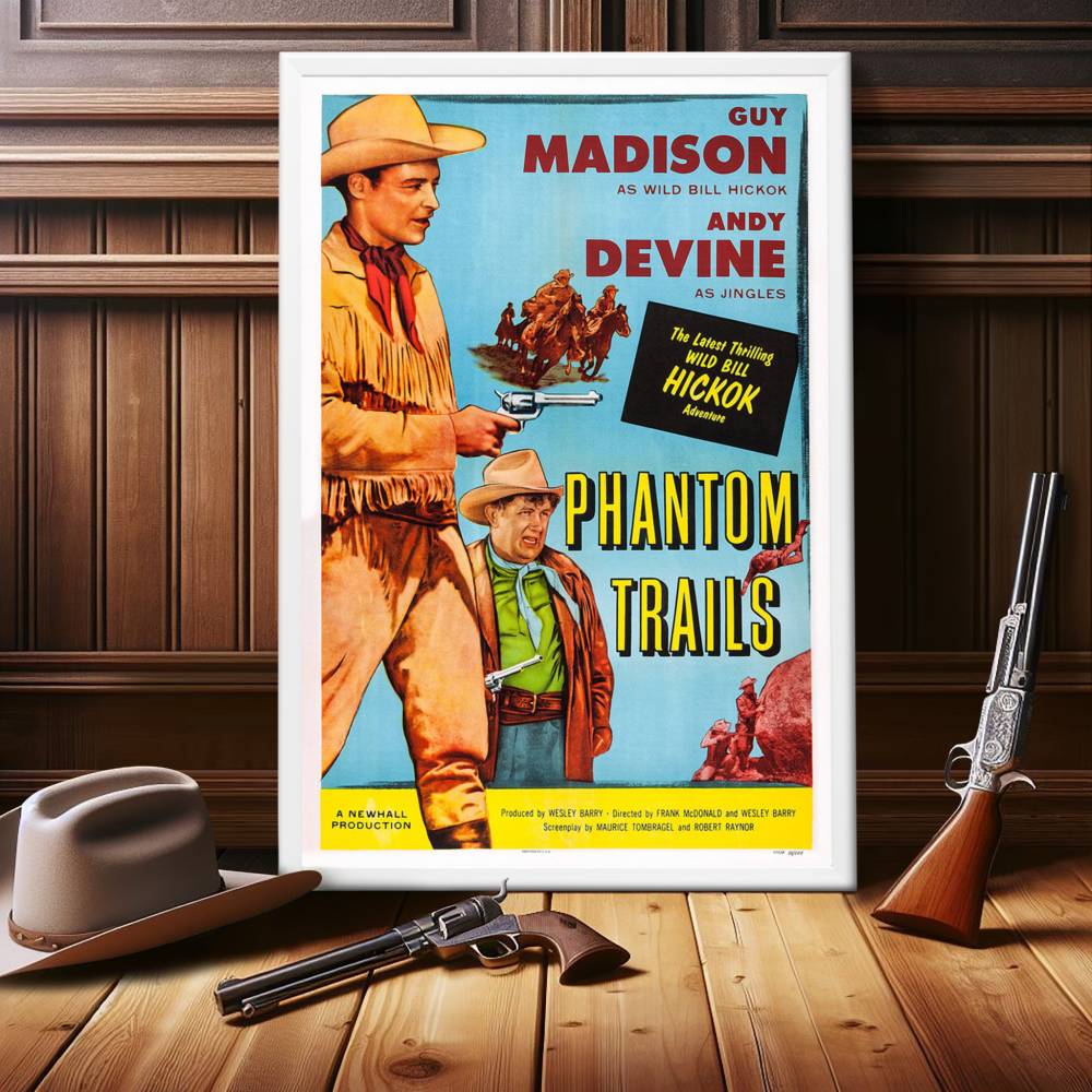 "Phantom Trails" (1955) Framed Movie Poster