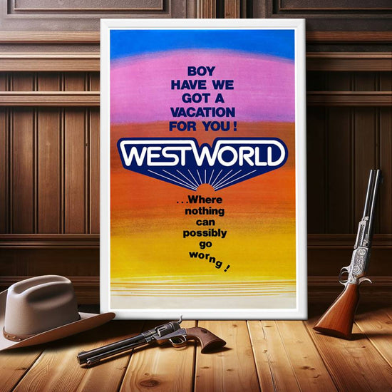 "Westworld" (1973) Framed Movie Poster